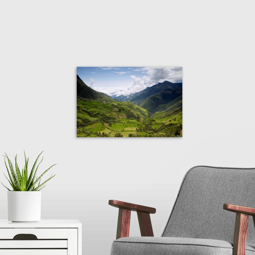 A modern room featuring Ecuador, Sierra, El Cajas National Park