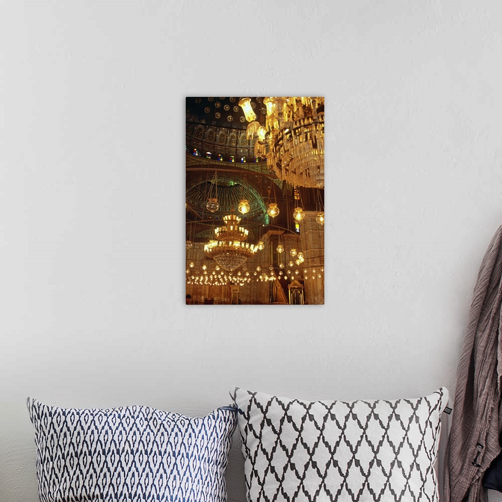 A bohemian room featuring Egypt, Egypt, Cairo, Mosque of Mohammed Ali