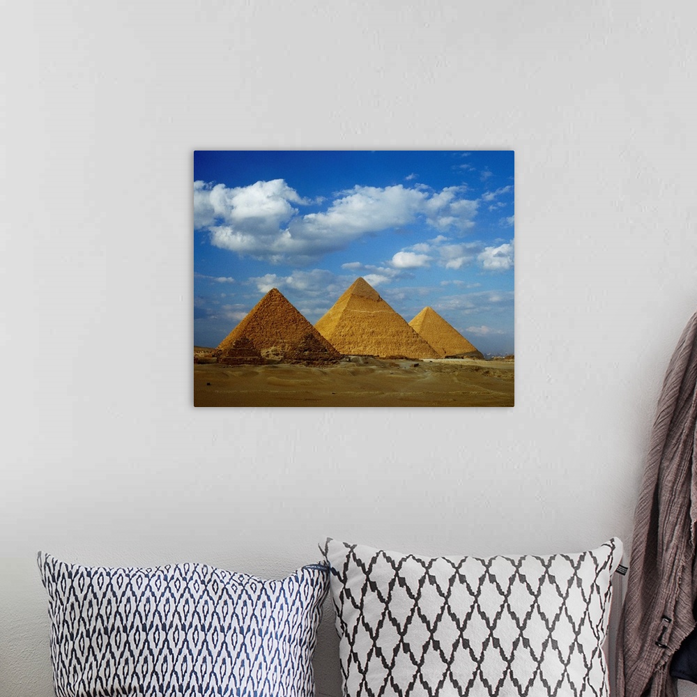 A bohemian room featuring Egypt, North Africa, Cairo, The Great Pyramids