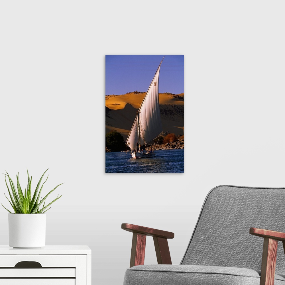 A modern room featuring Egypt, Nubia, Aswan, Sailing on the Nile