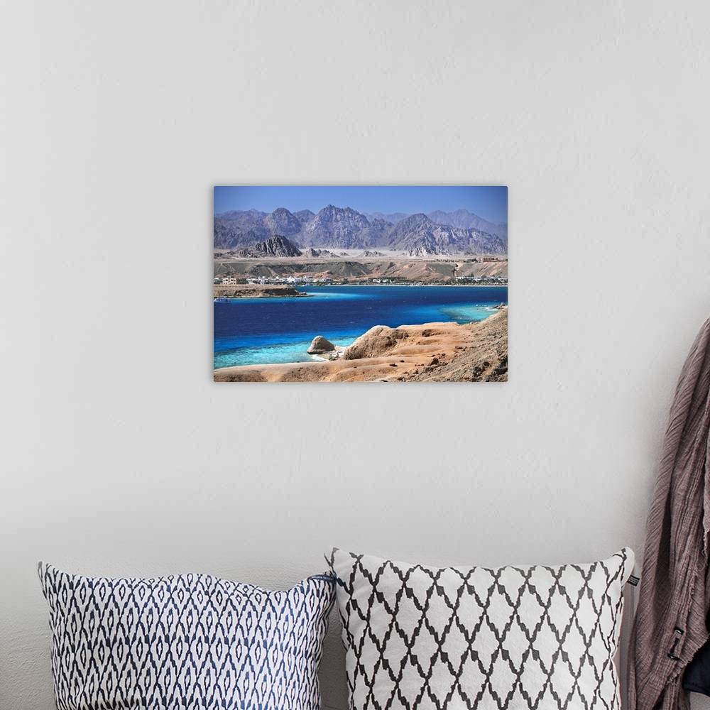 A bohemian room featuring Egypt, Sinai, Red sea, Sharm el Sheikh, Sinai Mountains in background