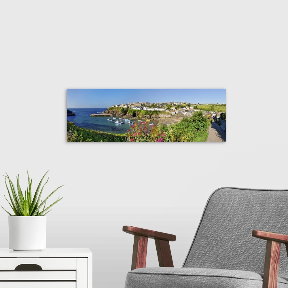 A modern room featuring United Kingdom, UK, England, Great Britain, Cornwall, Port Isaac