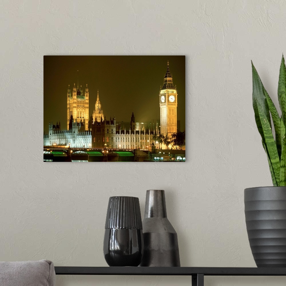 A modern room featuring England, London, Houses of Parliament