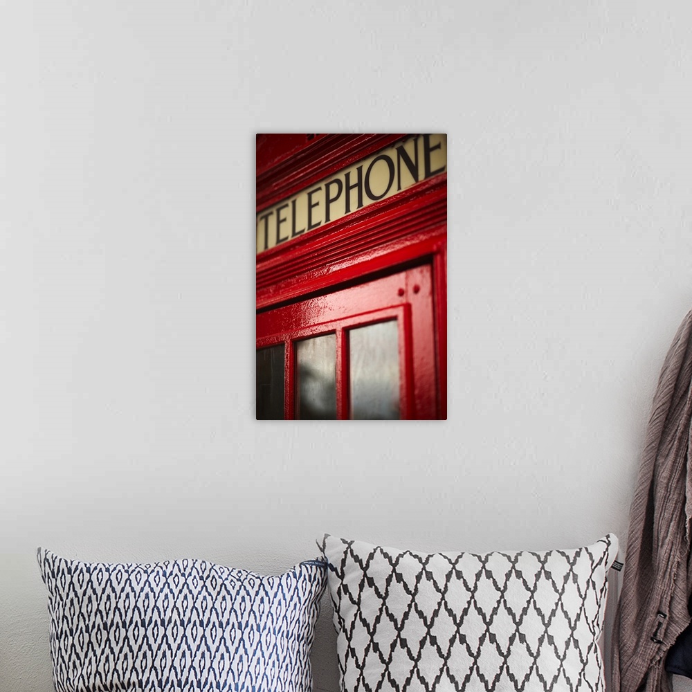 A bohemian room featuring England, London, Telephone box