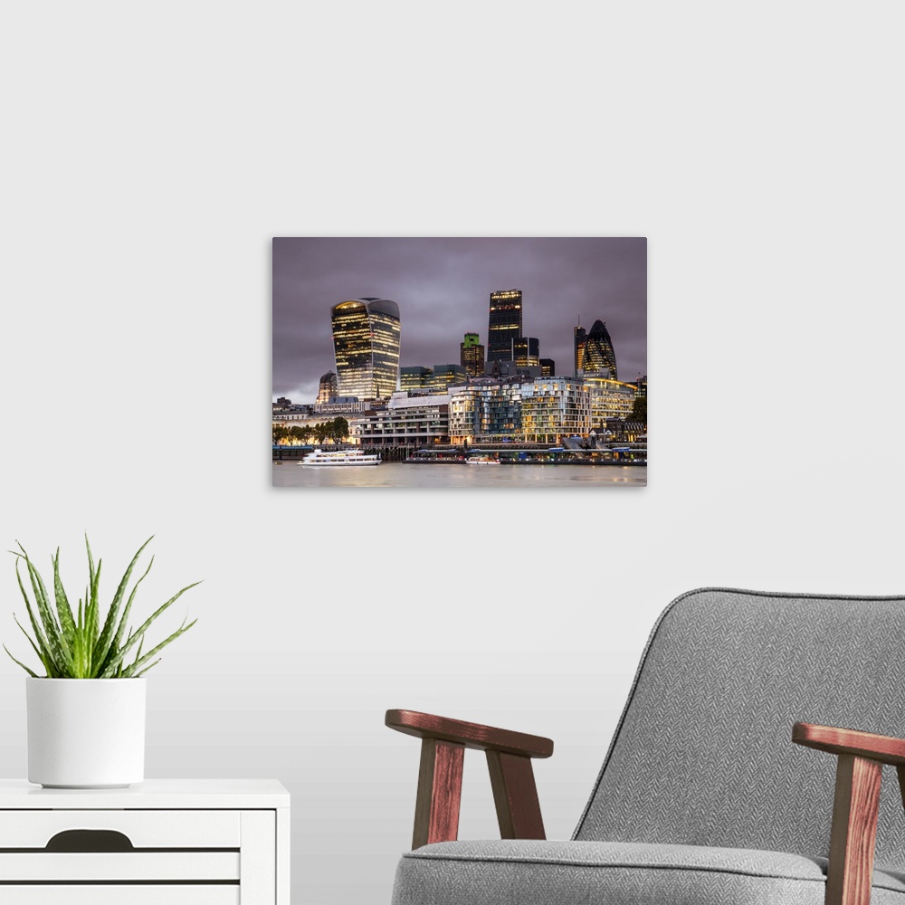 A modern room featuring UK, England, Great Britain, Thames, London, City of London, Financial district.
