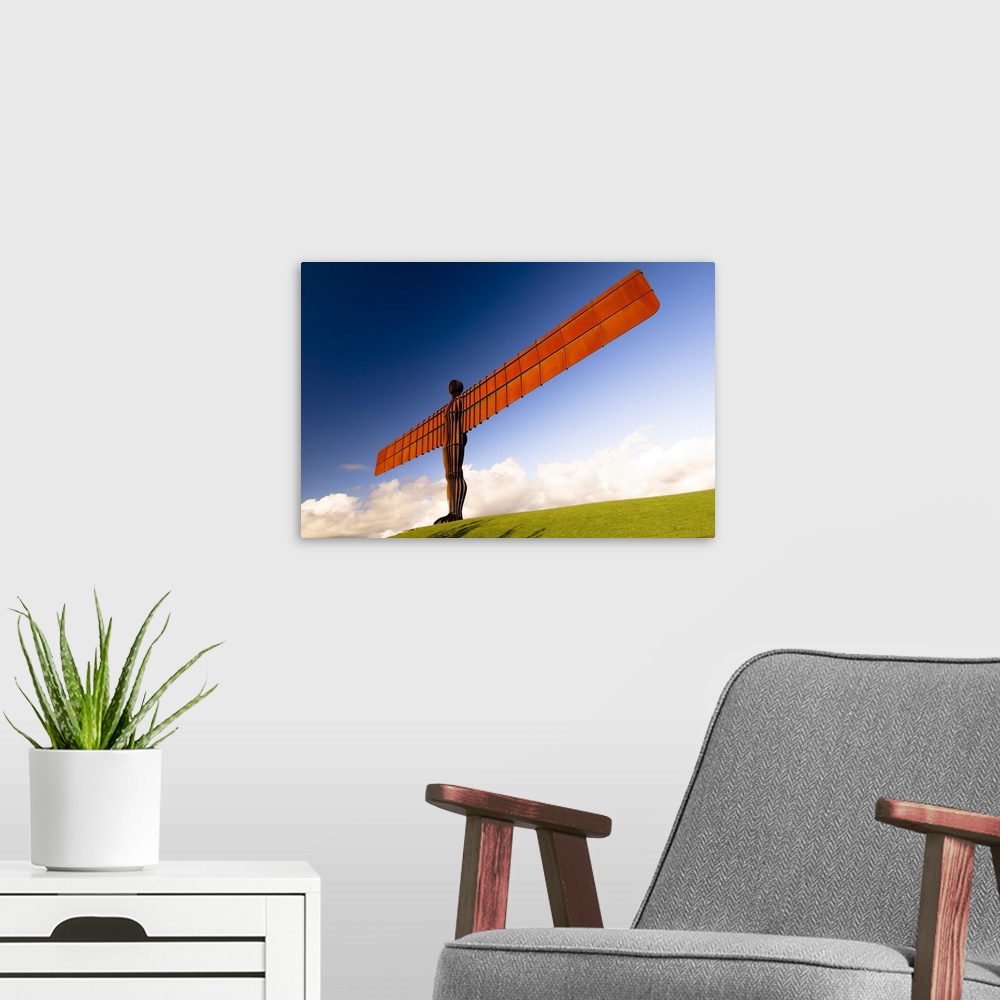 A modern room featuring England, Tyne and Wear, Great Britain, Angel of the North