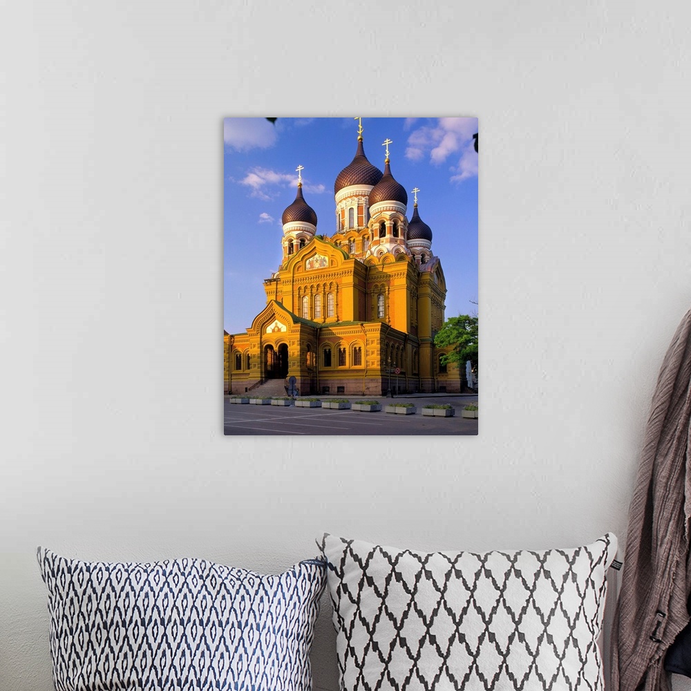 A bohemian room featuring Estonia, Tallinn, Alexander Nevsky Cathedral