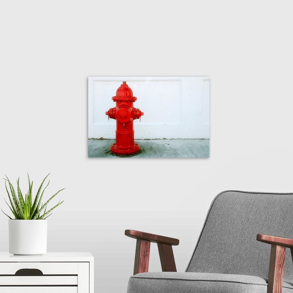 A modern room featuring United States, USA, Florida, Key West, fire hydrant