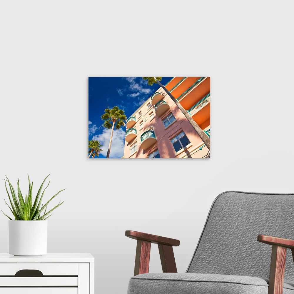 A modern room featuring Florida, Boca Raton, Mizner Park, Plaza Real, Upscale apartments