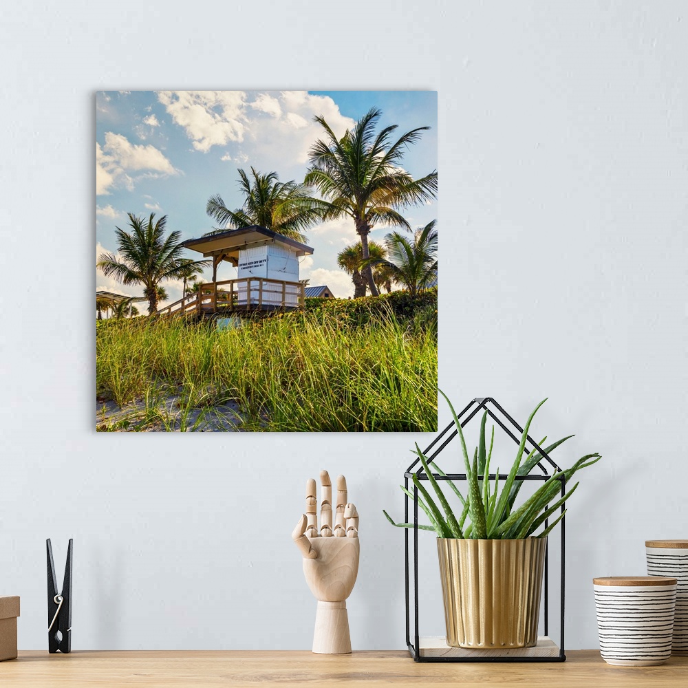 A bohemian room featuring Florida, Boynton Beach, Oceanfront Park, lifeguard house.