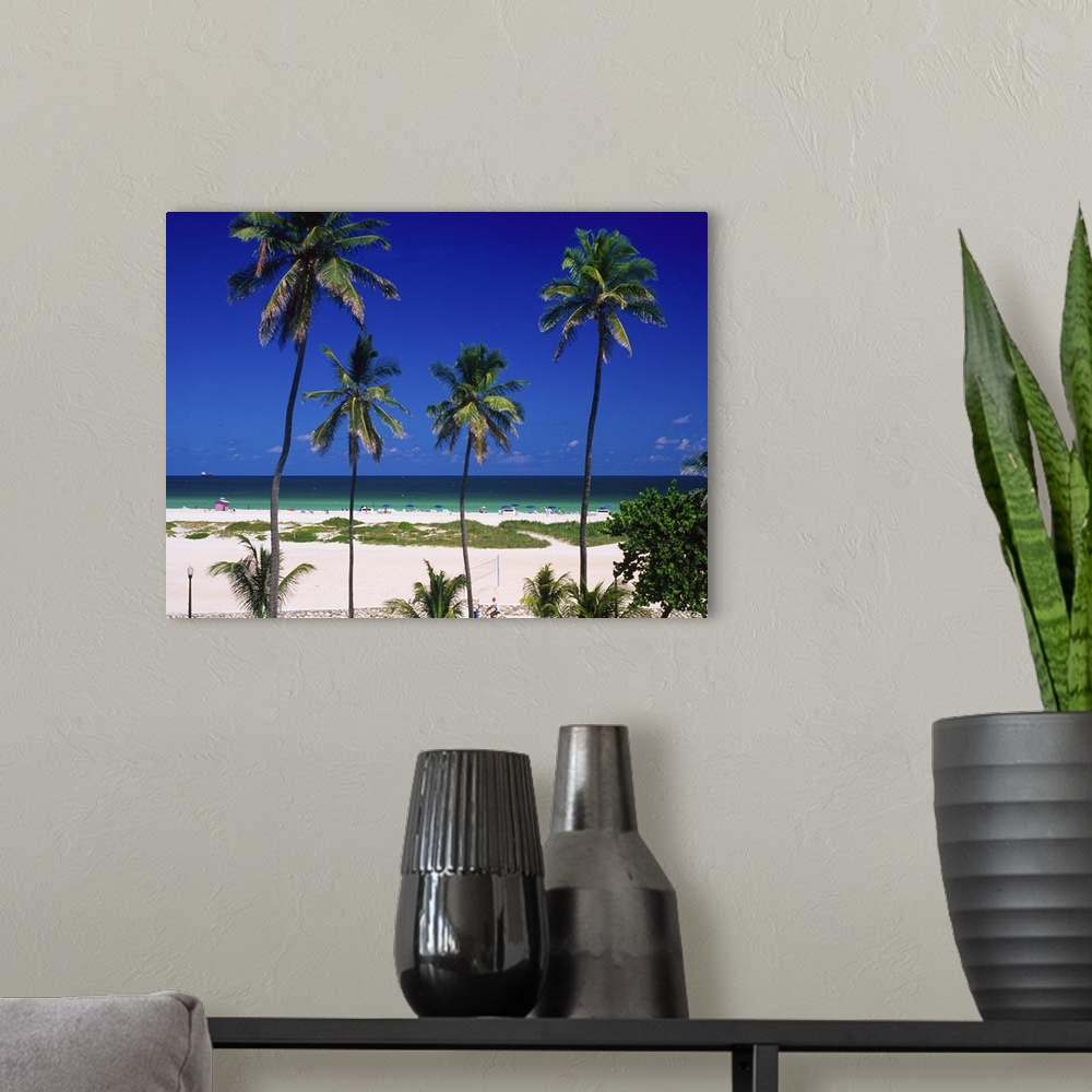 A modern room featuring Florida, Miami Beach, the beach