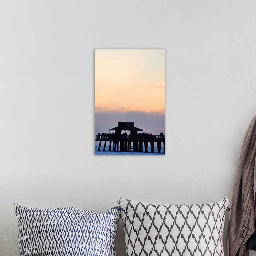 A bohemian room featuring Florida, Naples, beach and Naples Pier at sunset.