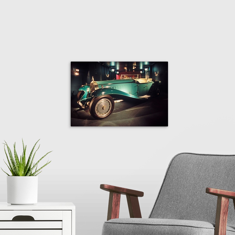A modern room featuring The "Musee international de l'Automobile" of Mulhous is world famous for its outstanding collecti...