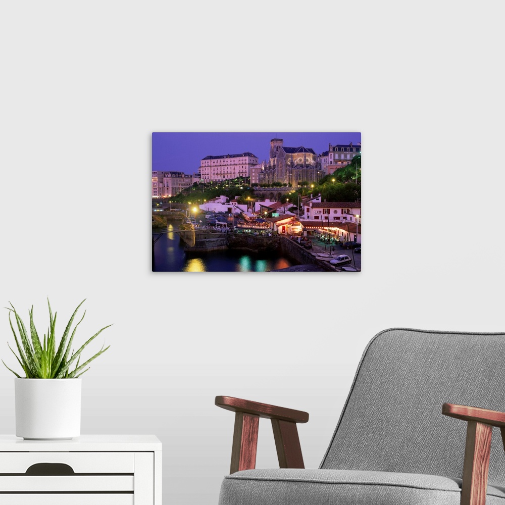 A modern room featuring France, Biarritz, harbor