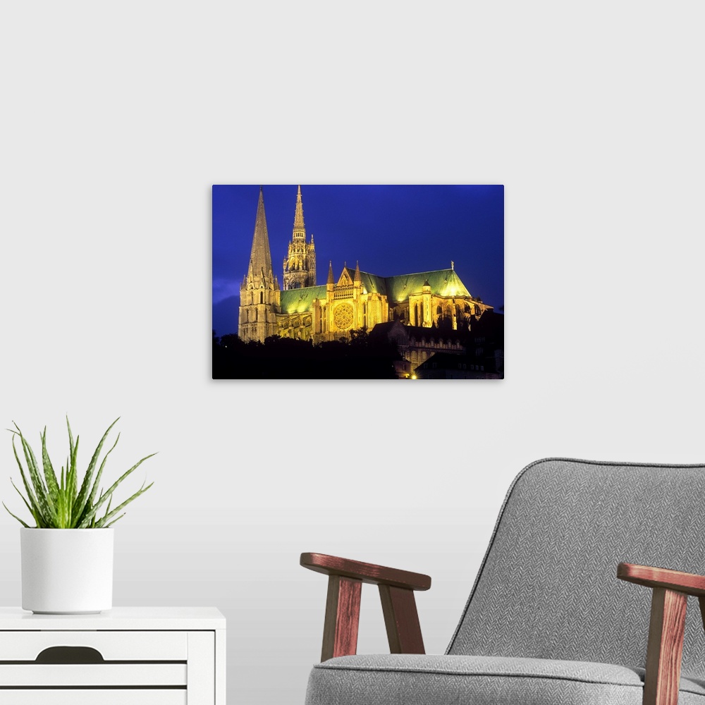 A modern room featuring France, Centre, Chartres, The Cathedral of Notre Dame