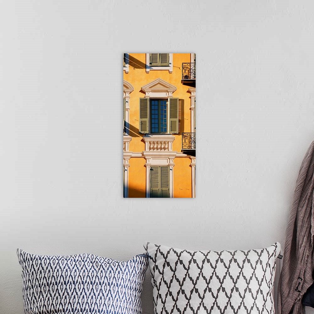 A bohemian room featuring France, Cote d'Azur, French Riviera, Alpes-Maritimes, Nice, Trompe l'oeil windows