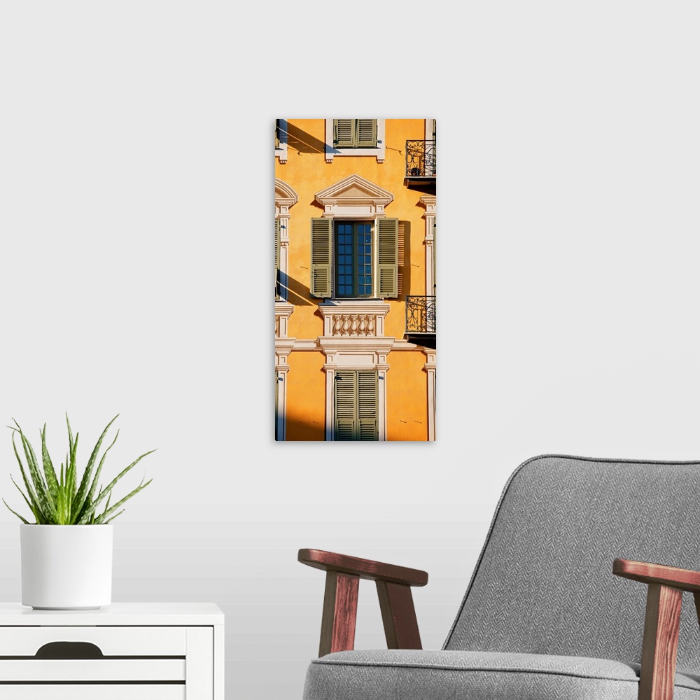A modern room featuring France, Cote d'Azur, French Riviera, Alpes-Maritimes, Nice, Trompe l'oeil windows