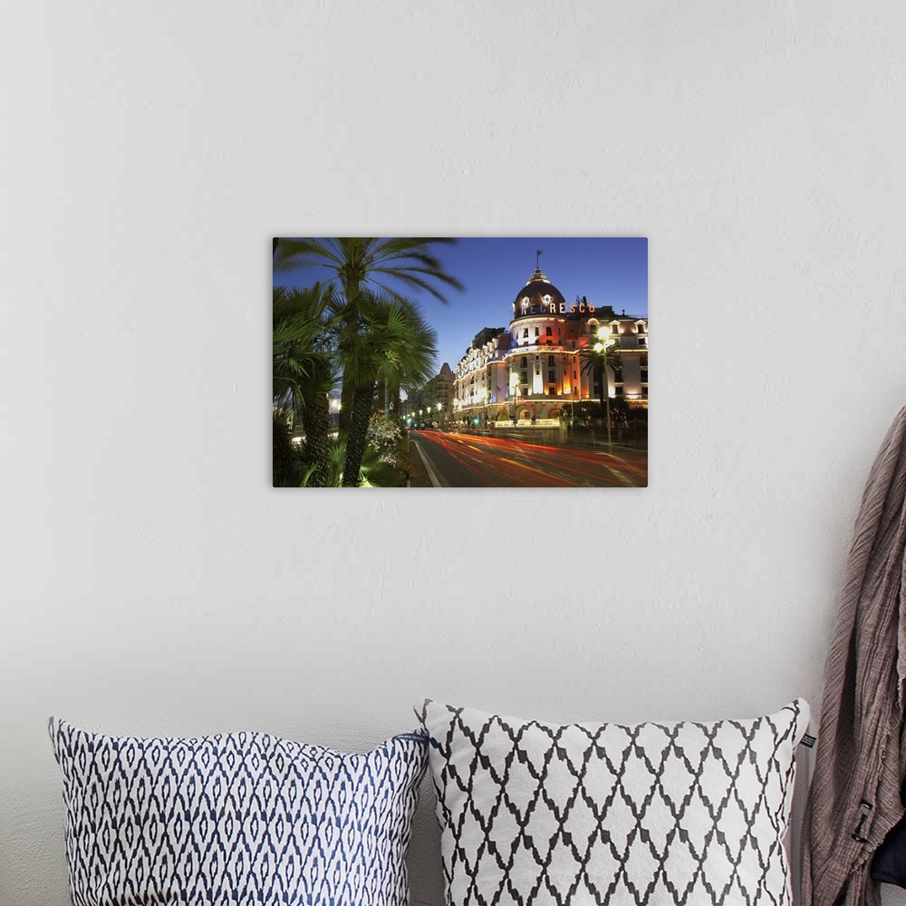 A bohemian room featuring France, Cote d'Azur, Nice, Hotel Negresco, Promenade des Anglais.