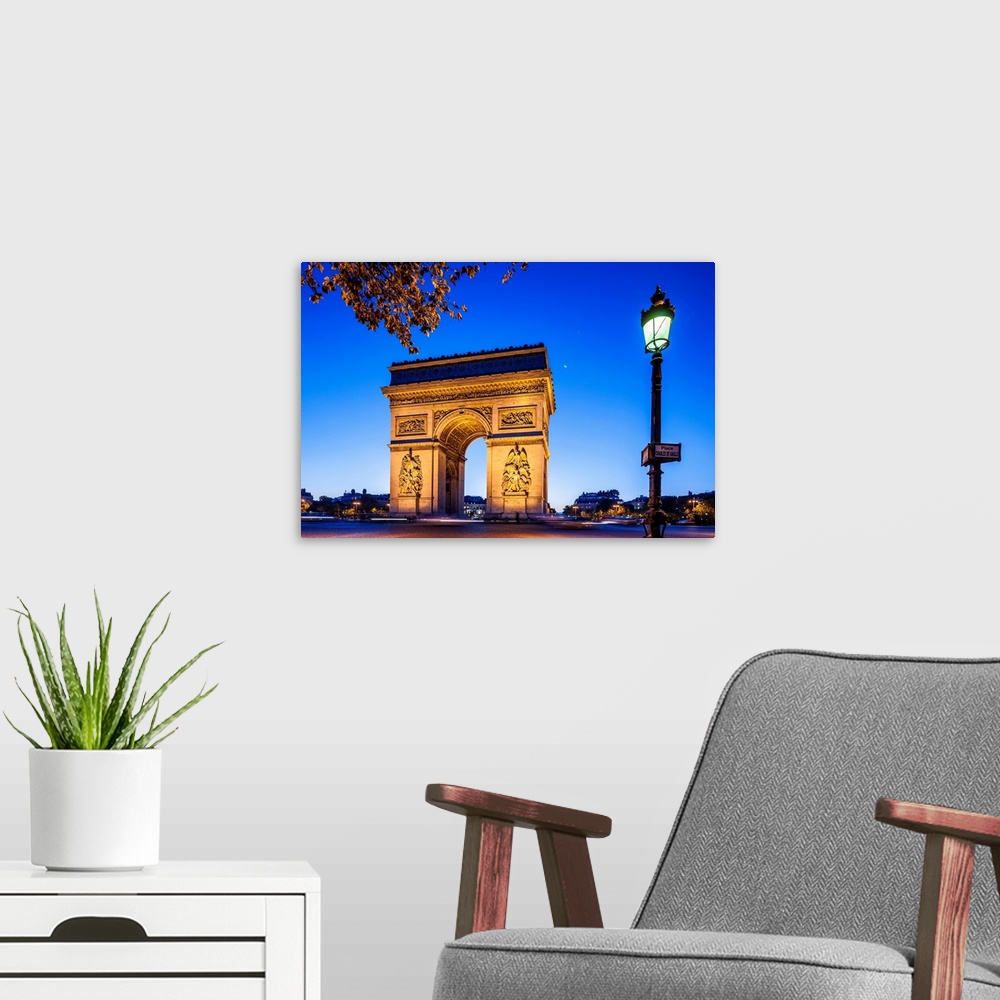 A modern room featuring France, Ile-de-France, Paris, Champs Elysees, Arc de Triomphe.