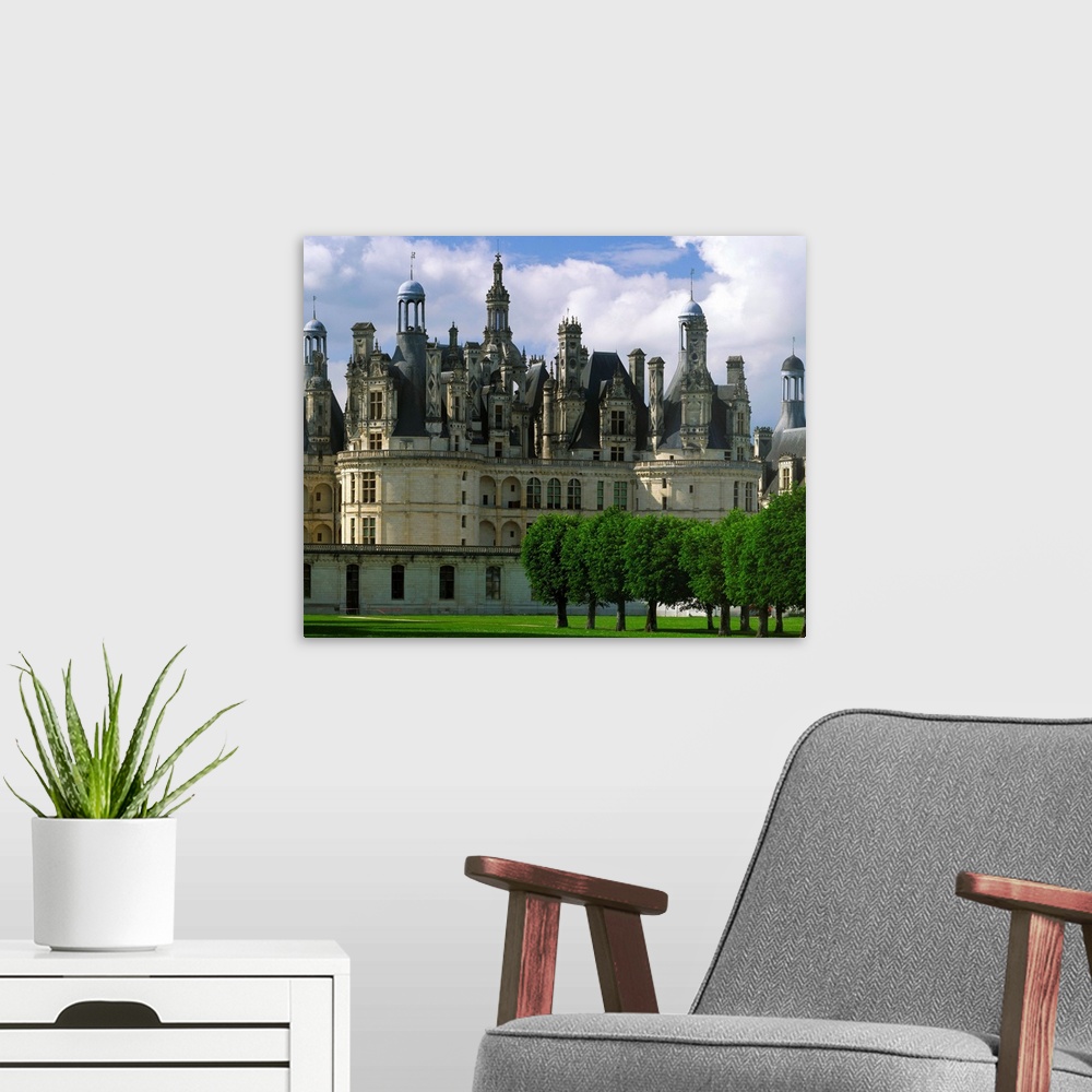 A modern room featuring France, Loire Valley, Chambord Castle