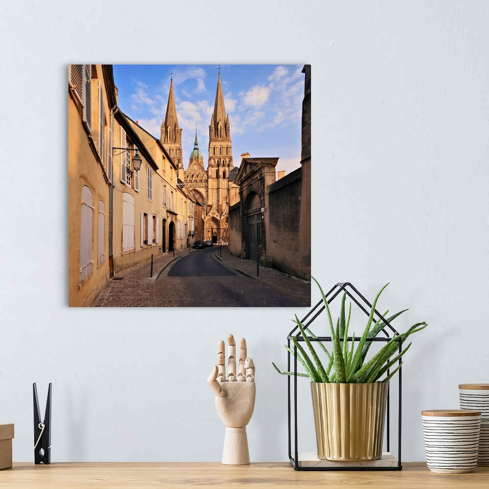 A bohemian room featuring France, Normandy, Basse-Normandie, Calvados, Bayeux, Cathedral