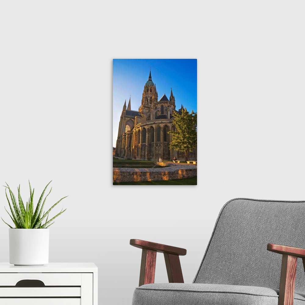 A modern room featuring France, Normandy, Bayeux, The cathedral.