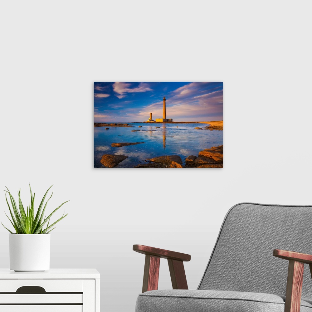 A modern room featuring France, Normandy, English Channel, Basse-Normandie, Gatteville-le-Phare, Lighthouse.