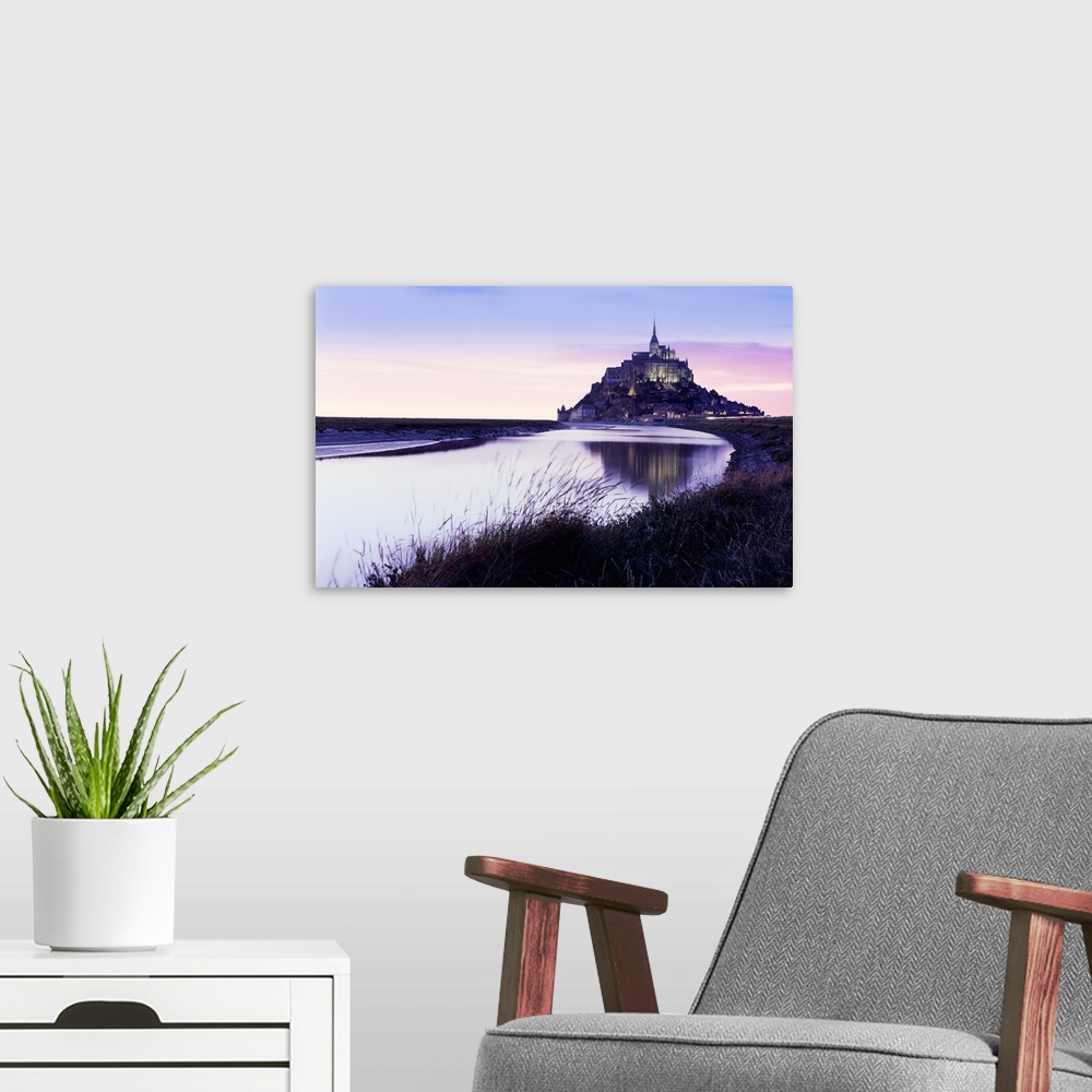 A modern room featuring France, Normandy, Mont Saint-Michel, English Channel, Basse-Normandie