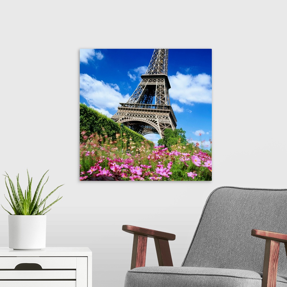 A modern room featuring France, Paris, Eiffel Tower