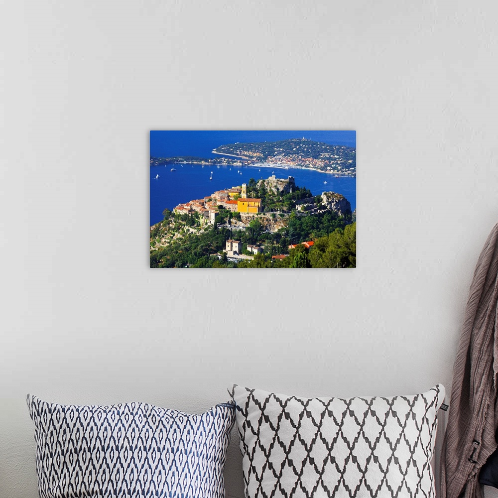A bohemian room featuring France, Provence-Alpes-C..te d'Azur, Mediterranean sea, C..te d'Azur, French Riviera, ..ze, Cap F...