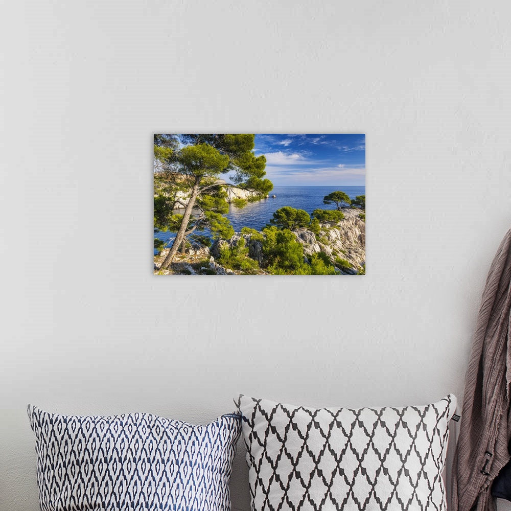 A bohemian room featuring France, Provence-Alpes-Cote d'Azur, Cassis, Provence, Mediterranean sea, Cote d'Azur, French Rivi...