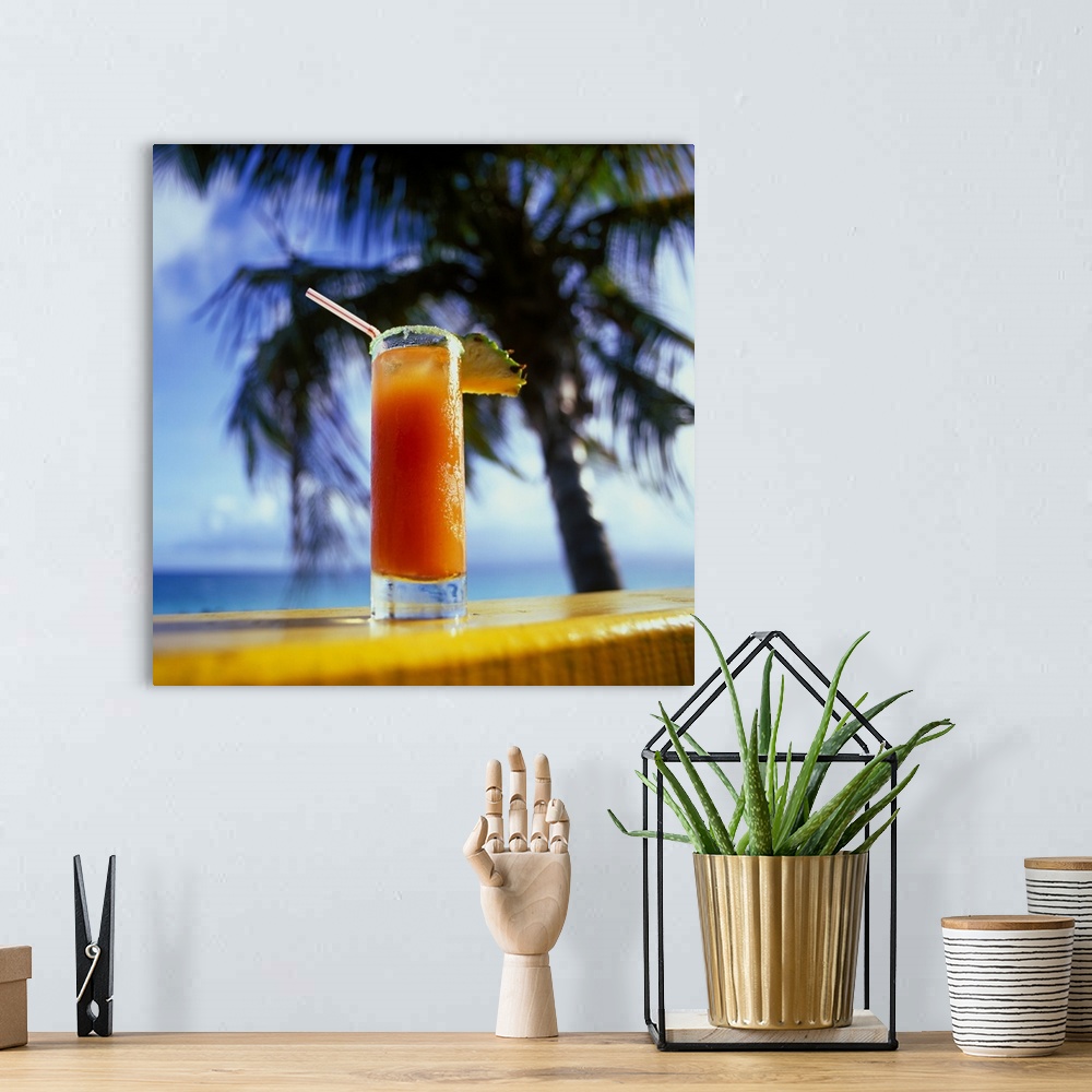 A bohemian room featuring French Antilles, French West Indies, Guadeloupe, Caribbean, Caribs, Drink