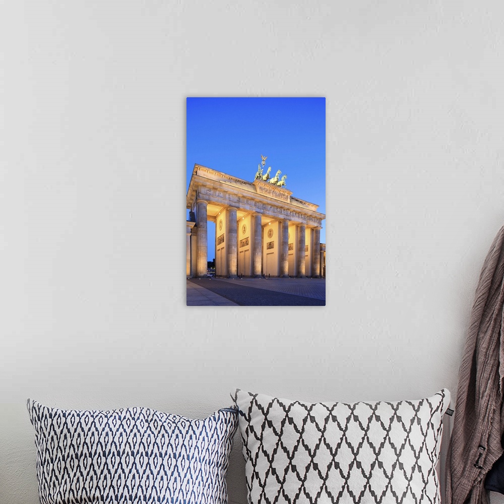 A bohemian room featuring Germany, Berlin, Brandenburg Gate, Brandenburg Gate by night