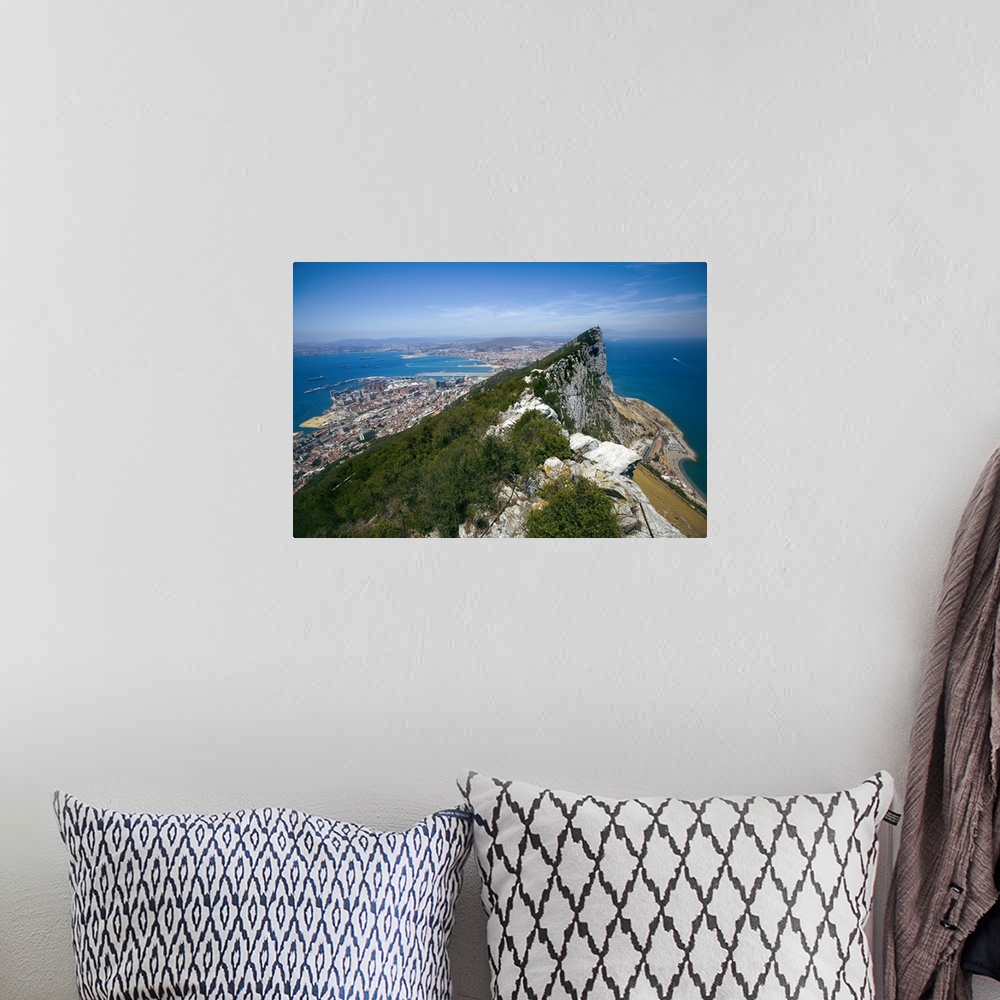 A bohemian room featuring Gibraltar, Mediterranean sea, The Rock, Pillar of Hercules or Calpe