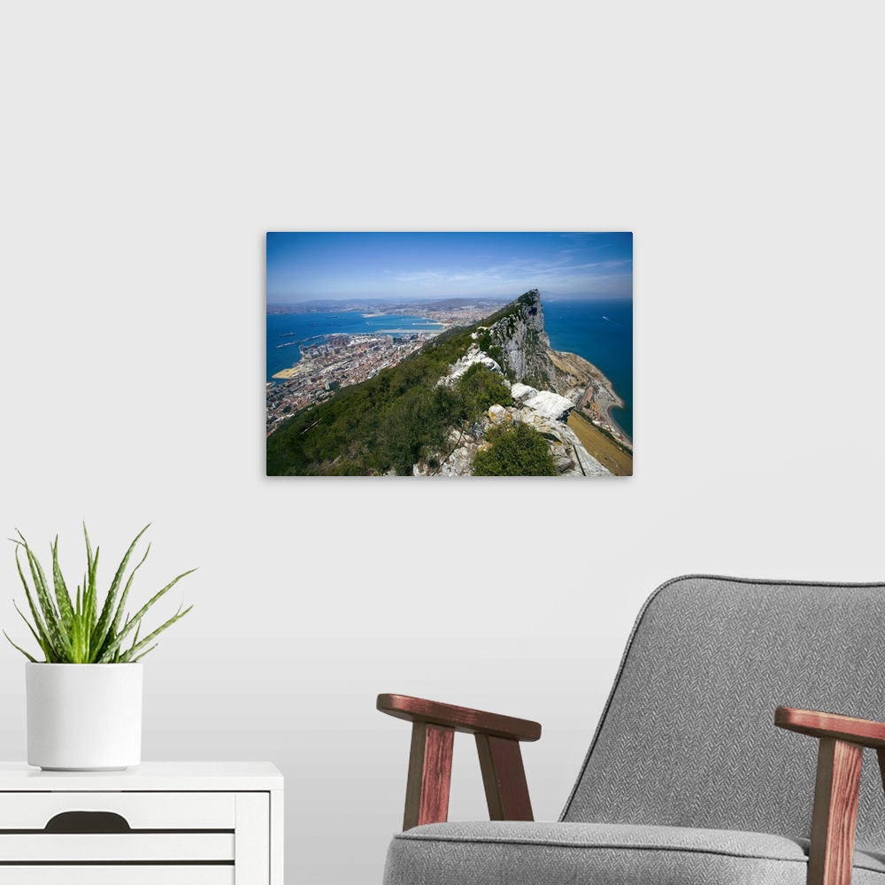 A modern room featuring Gibraltar, Mediterranean sea, The Rock, Pillar of Hercules or Calpe