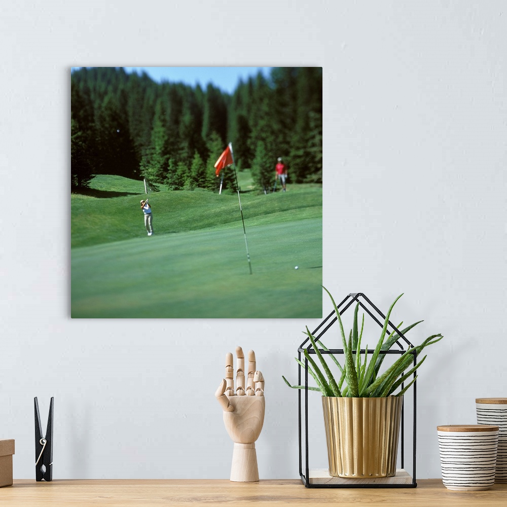 A bohemian room featuring Golf