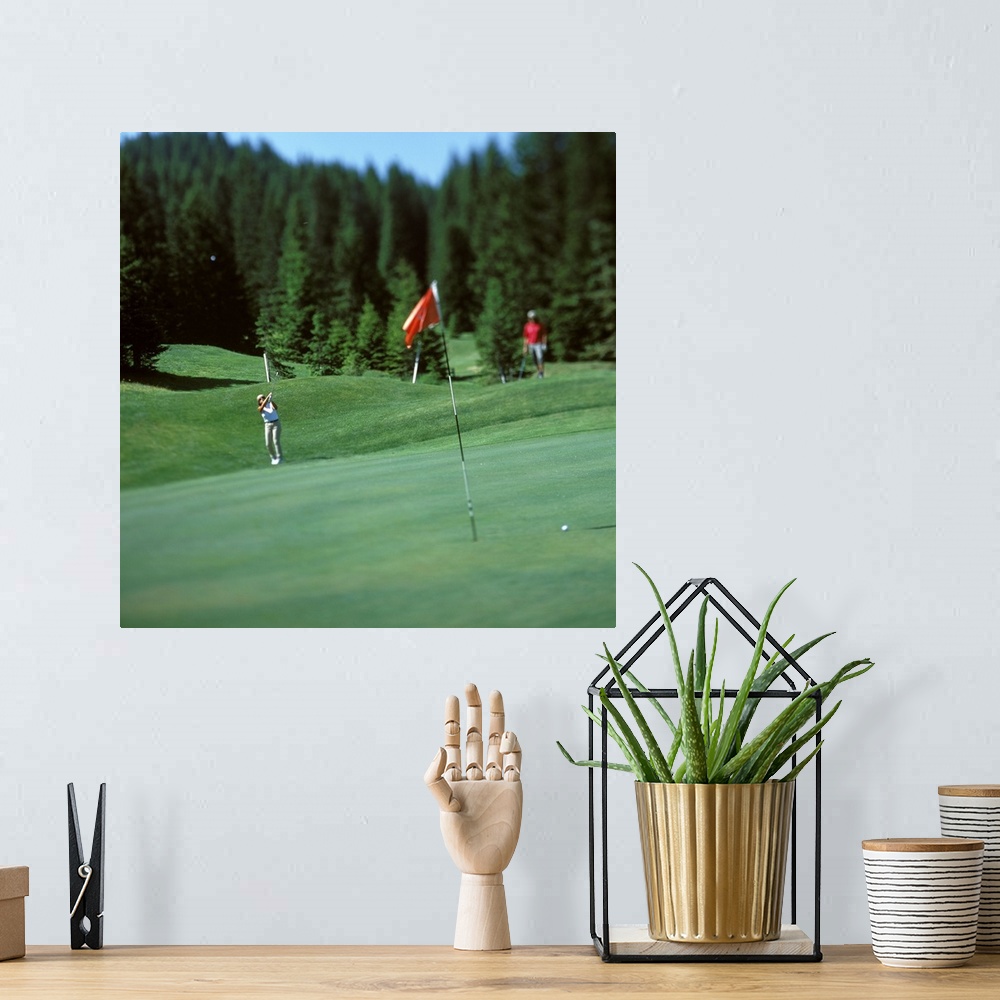 A bohemian room featuring Golf