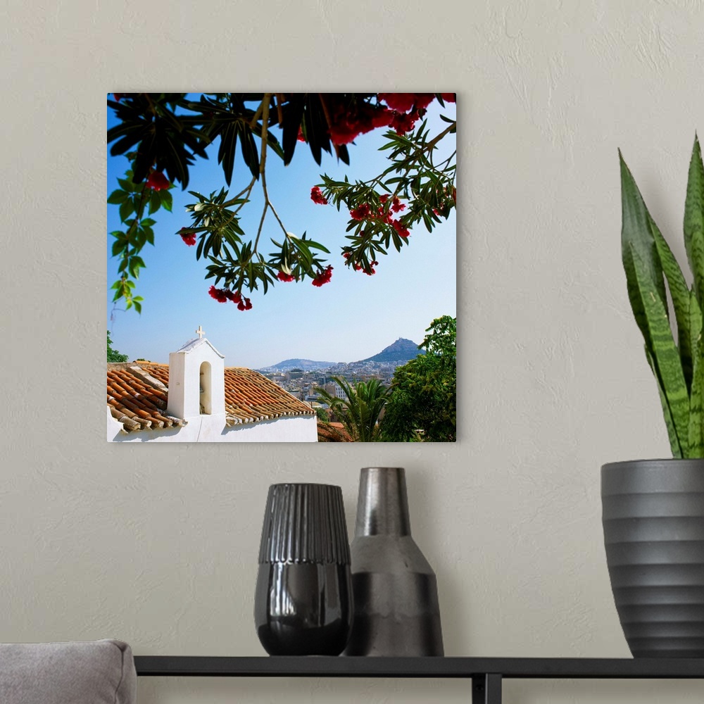 A modern room featuring Greece, Athens, Church of Ayios Georgios of the Rock