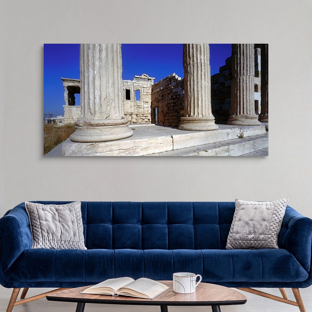 A modern room featuring Greece, Athens, Erechtheion, ionic columns