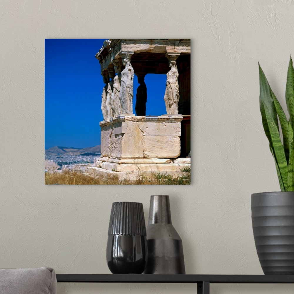 A modern room featuring Greece, Athens, Erechtheion, Porch of the Caryatids