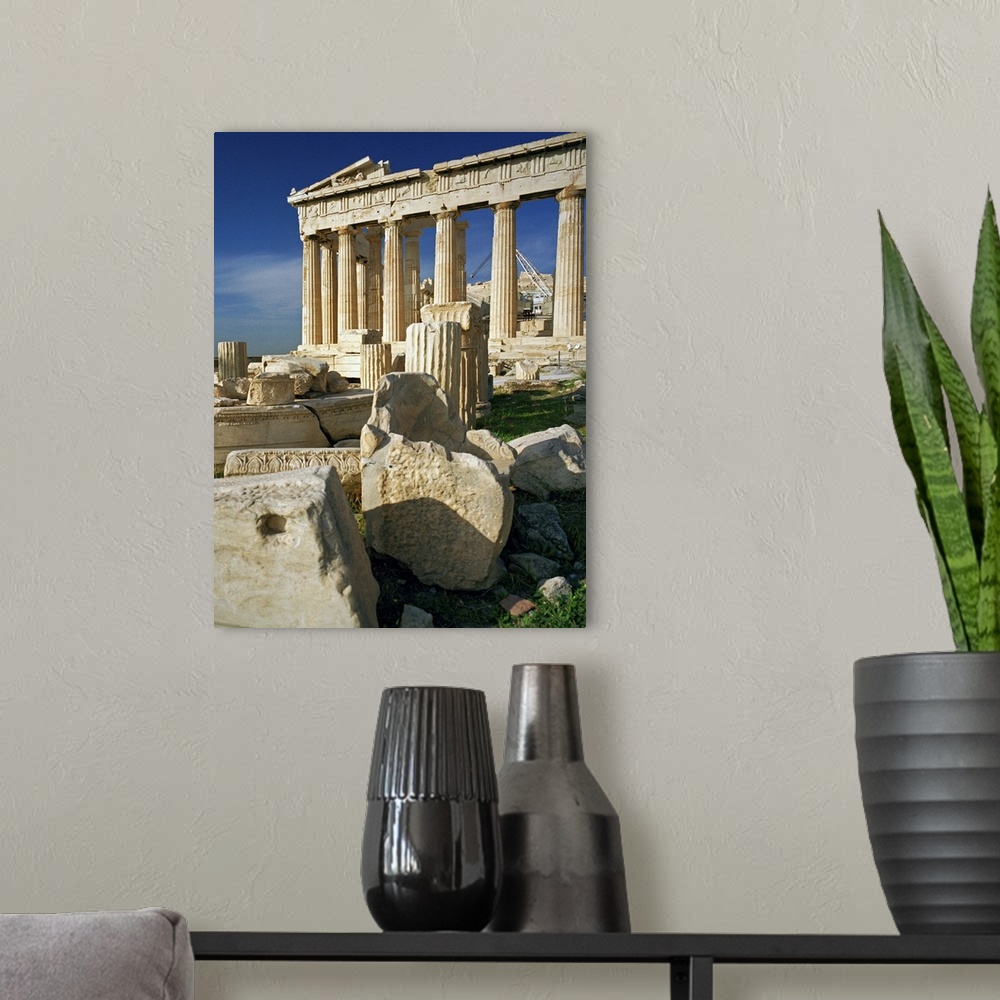 A modern room featuring Greece, Athens, The Parthenon