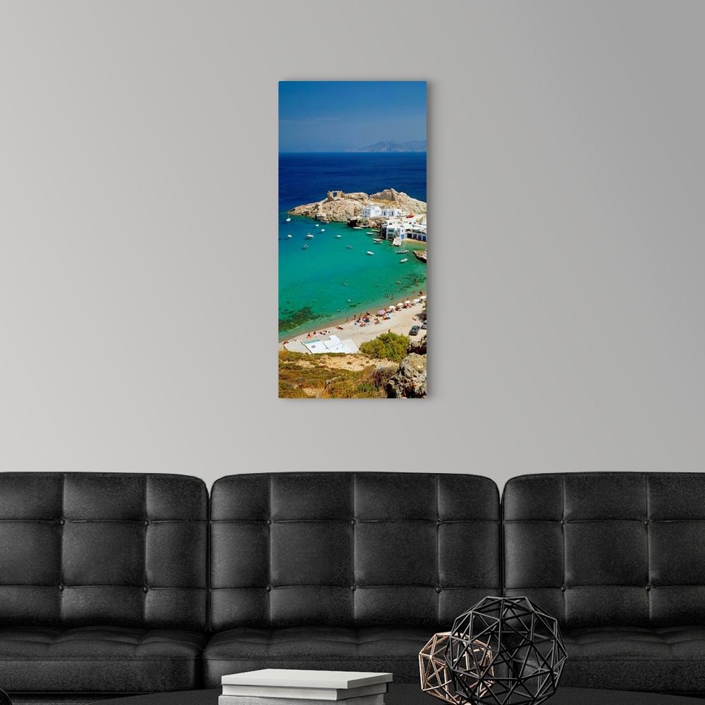 A modern room featuring Greece, Cyclades, Milos, Firopotamos beach