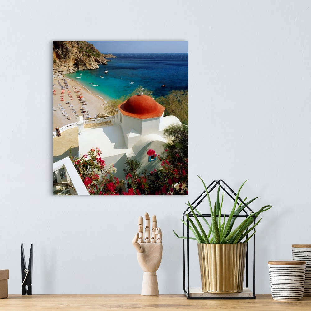 A bohemian room featuring Greece, Dodecanese, Karpathos, Kira Panagia Beach