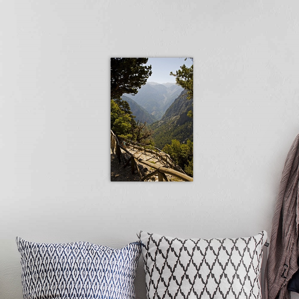 A bohemian room featuring Greece, Morning near the top and looking down into the Gorge of Samaria
