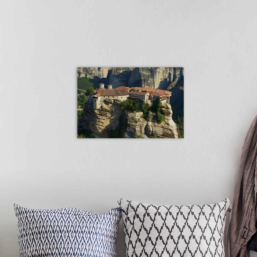 A bohemian room featuring Greece, Thessalia, Mediterranean area, Meteora, Megalo Meteoro monastery