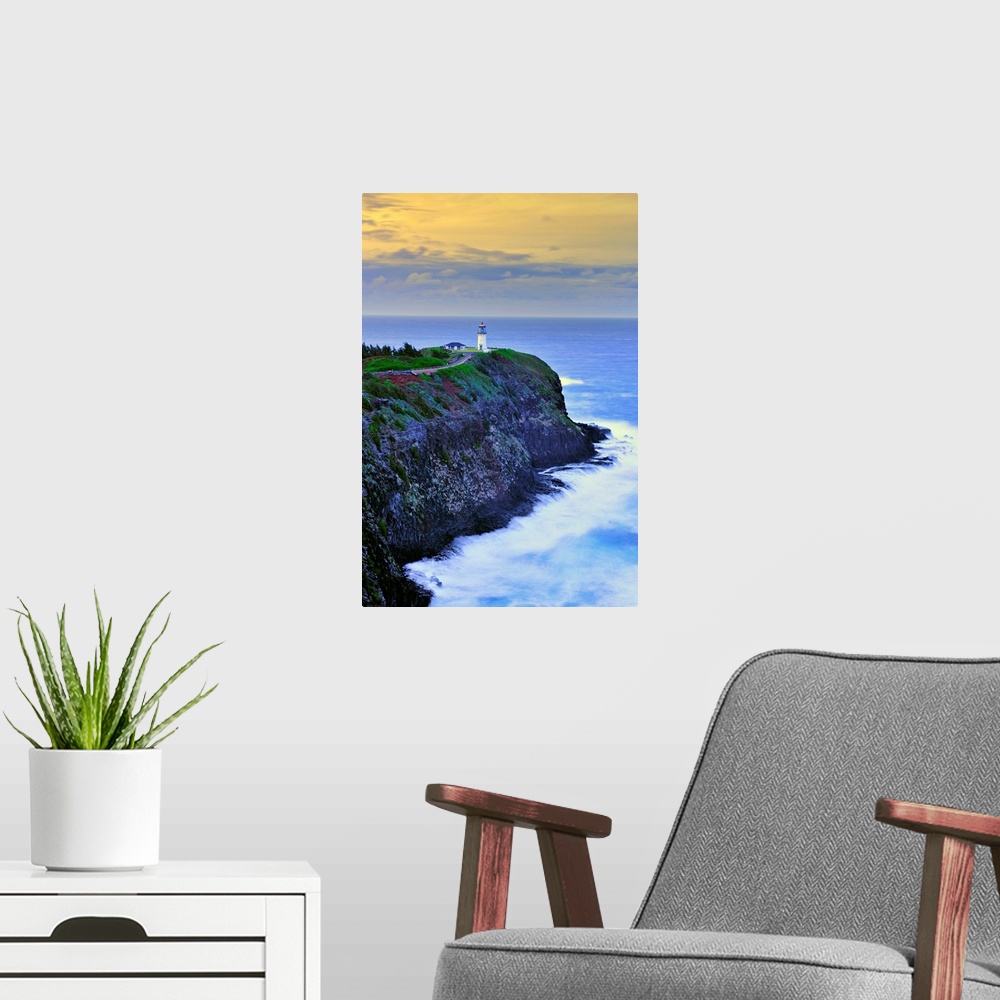 A modern room featuring Hawaii, Tropics, Kauai island, Kilauea Lighthouse