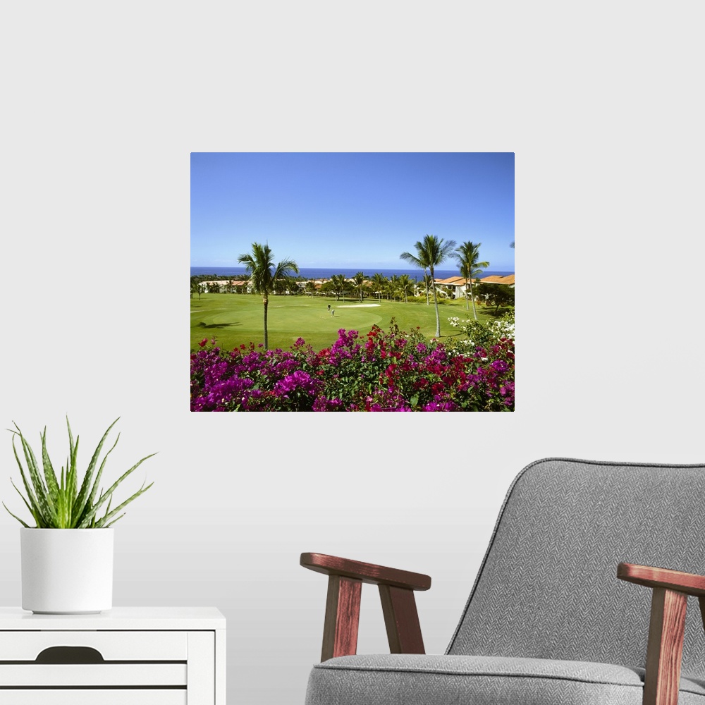 A modern room featuring Hawaii, Tropics, Pacific ocean, Big Island, Kona coast, Mauna Loa Village, golf course