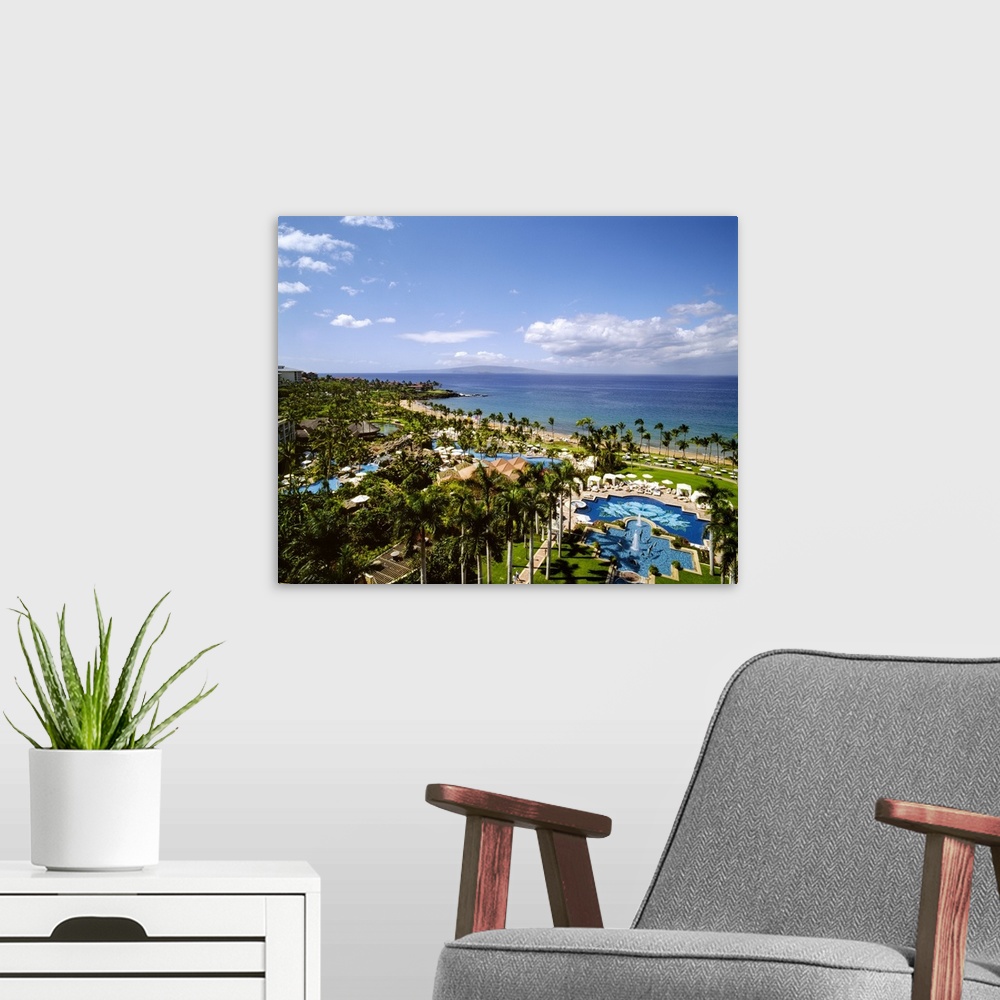 A modern room featuring Hawaii, Tropics, Pacific ocean, Maui island, Grand Hyatt Wailea Resort