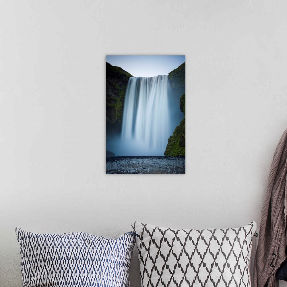 A bohemian room featuring Iceland, South Iceland, Skogafoss Waterfall