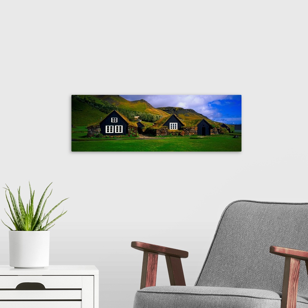 A modern room featuring Iceland, South Iceland, Skogar, Old traditional farm